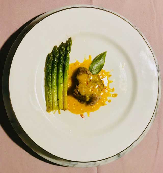Filetto di vitello allo zafferano
